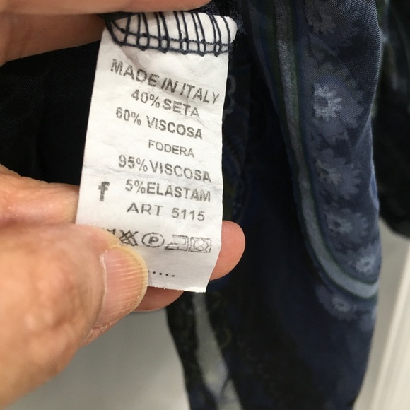 ❤️ Silk/Viscose Italian Blouse ❤️ - Picture 4 of 5
